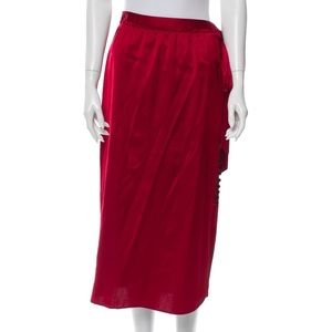 Dries Van Noten Satin Skirt